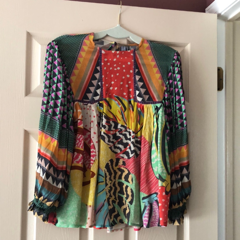 Anthropologie Miranda Peasant Blouse